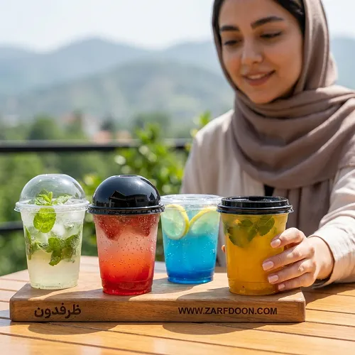 خرید لیوان آیس پک 400 سی سی